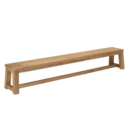 KALLY Garden Bench 270x35cm - Recycled Teak