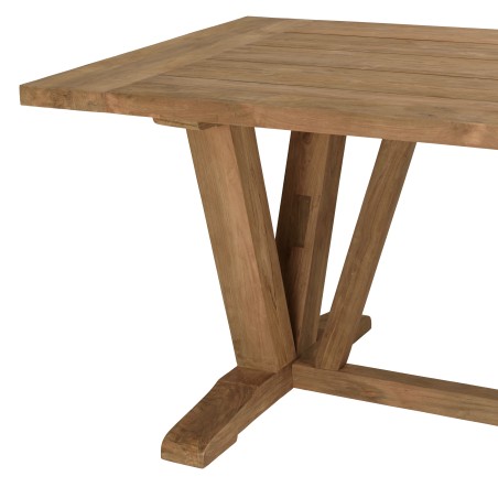 KALLY Garden Dining Table 220x100cm Recycled Teak