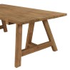 Table à manger de jardin KALLY 220x100cm teck recyclé