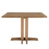 KALLY Square Garden Dining Table 110x110cm Recycled Teak