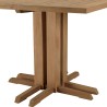KALLY Square Garden Dining Table 110x110cm Recycled Teak