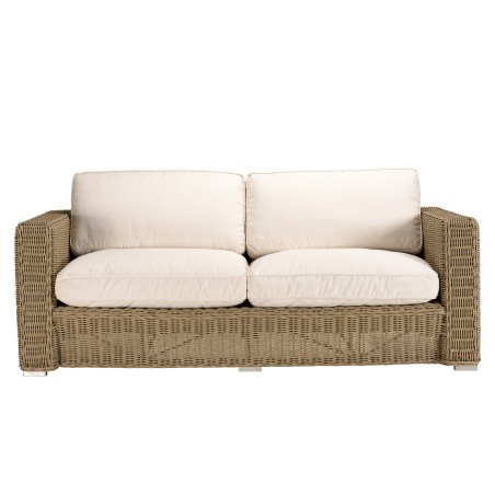 KALLY 5-Seater Garden Furniture Set - Taupe Synthetic Rattan