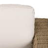 KALLY 5-Seater Garden Furniture Set - Taupe Synthetic Rattan