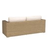 KALLY 5-Seater Garden Furniture Set - Taupe Synthetic Rattan