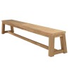 KALLY Garden Furniture Set - Recycled Teak Table & Benches