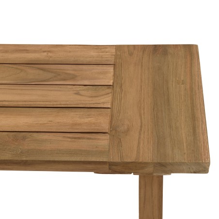 KALLY Garden Furniture Set - Recycled Teak Table & Benches