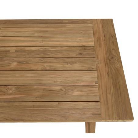 KALLY Garden Furniture Set - Recycled Teak Table & Benches