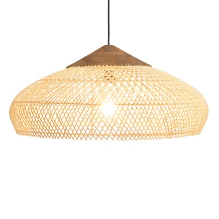 Suspension SIXTINE en rotin naturel 65x65cm