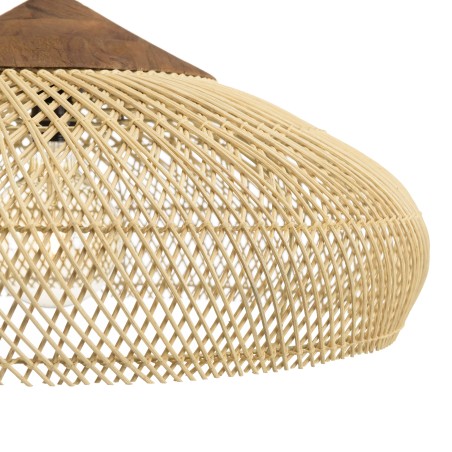 Suspension SIXTINE en rotin naturel 65x65cm