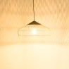SIXTINE - 65x65cm Natural Rattan Pendant Light