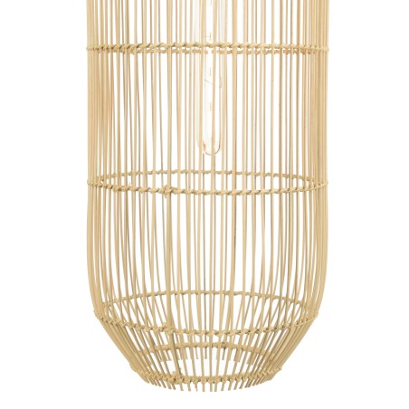 Suspension SIXTINE en rotin naturel 25x25cm