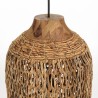 Suspension SIXTINE en abaca et teck recyclé