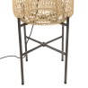 Lampadaire SIXTINE en rotin naturel 39x39cm