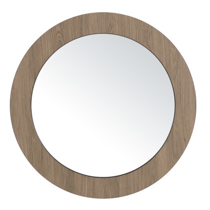 JULIA Round Mirror 80x80cm - Mocha Color