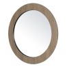JULIA Round Mirror 80x80cm - Mocha Color