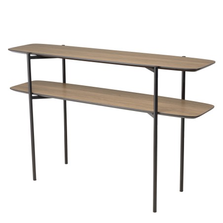 JULIA Double Tray Console Table 120x33cm Mocha Color