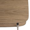 JULIA Side Table with Double Tray in Mocha Color