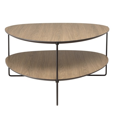Table basse JULIA forme ovoïde mocha