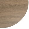 Table basse ronde JULIA 60x60cm mocha