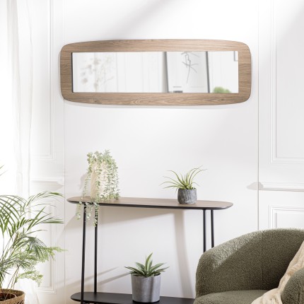 JULIA Rectangular Mirror - 120 x 40 cm, Mocha Color