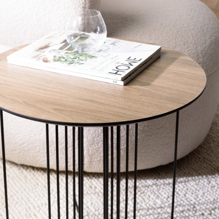 Table d'appoint JULIA - Design élégant - 50x50cm