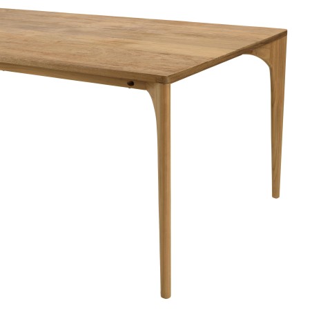 MAXENCE - Rectangular Dining Table 220x100cm Recycled Teak