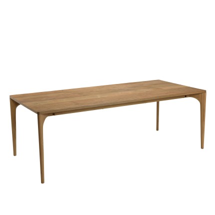 Table à manger MAXENCE en teck recyclé 220x100cm