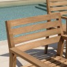 KALLY Set no. 5 Recycled Teak Garden Furniture Set for 8-10 People