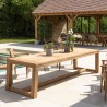 KALLY Set no. 5 Recycled Teak Garden Furniture Set for 8-10 People