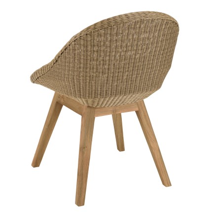 Ensemble Salon de jardin KALLY - Lot n°12 Teck recyclé Rotin synthétique