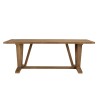 Ensemble table teck et chaises rotin - KALLY Lot n°19