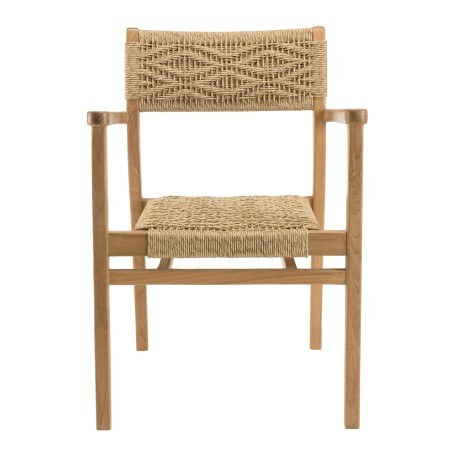 VALERIA - Set no. 3 Recycled Teak and Synthetic Rattan Garden Furniture Set