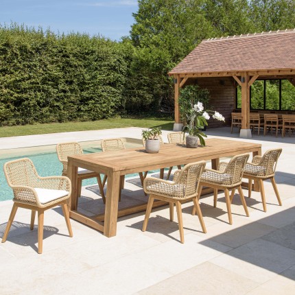 VALERIA - Set no. 6 Recycled Teak Garden Furniture Set