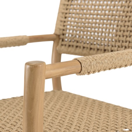 VALERIA - Set no. 9 Recycled Teak Garden Furniture Set with Synthetic Rattan
