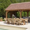 VALERIA - Set no. 11 Recycled Teak Garden Furniture Set | Outdoor Dining Set