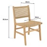 VALERIA - Set no. 12 Recycled Teak Synthetic Rattan Garden Furniture Set
