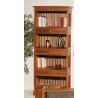 Étagère bibliothèque marron 6 tiroirs bois Teck