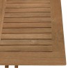 VALERIA - Recycled teak and synthetic rattan garden set for 4 people.