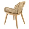 Salon de jardin VALERIA - Lot n°22 en teck recyclé et rotin synthétique