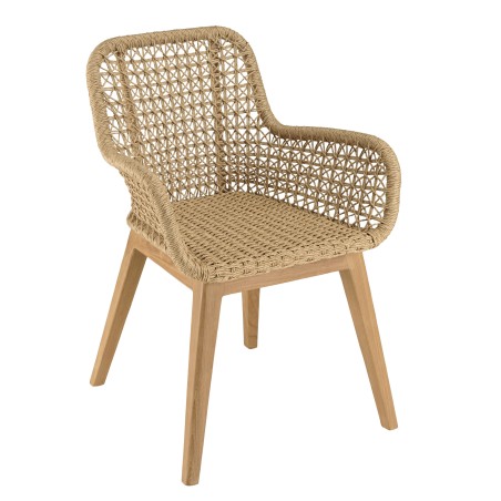 VALERIA Set no. 22 Recycled Teak Garden Furniture Set for 4 People