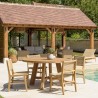 VALERIA - Set no. 23 Recycled Teak Garden Furniture Set for 4 People