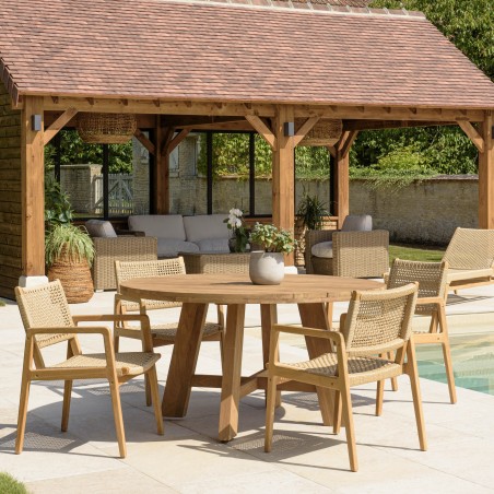 VALERIA - Set no. 29 Recycled Teak and Synthetic Rattan Garden Furniture Set