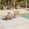 Tapis d'extérieur Quentin 160x230cm gris/blanc