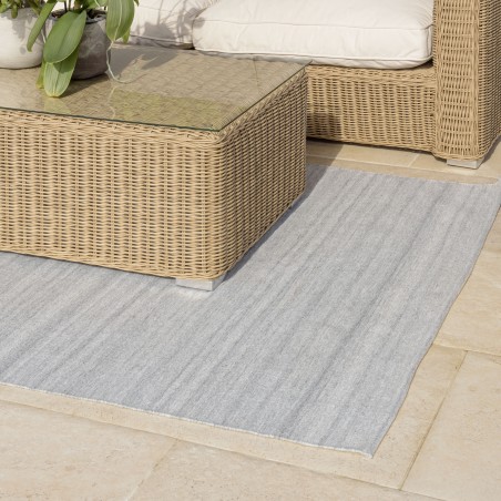 Quentin Rectangular Outdoor Rug 160x230cm - Mottled Grey