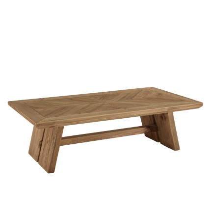 Table basse rectangulaire SANDY en pin recyclé