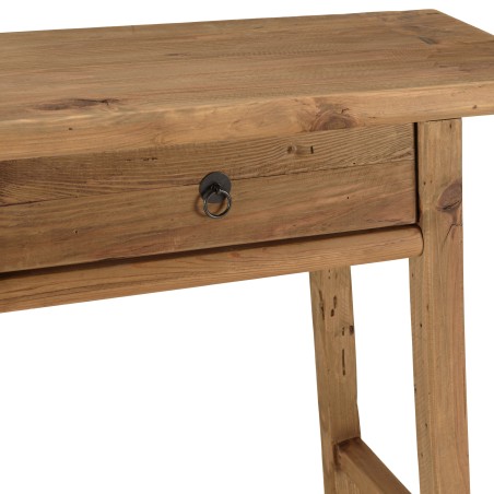 SANDY - Recycled Pine Console Table with 2 Drawers