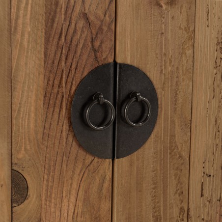 Meuble TV SANDY en bois pin recyclé 155cm