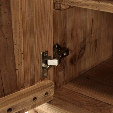 Meuble TV SANDY en bois pin recyclé 155cm