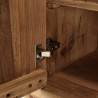 SANDY TV Stand - Recycled Pine Wood - 155cm - 2 Drawers & 2 Doors