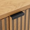 Buffet SCOTT 4 portes décor effet bois